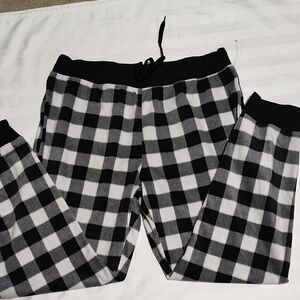 Black and White Checkered Pants
